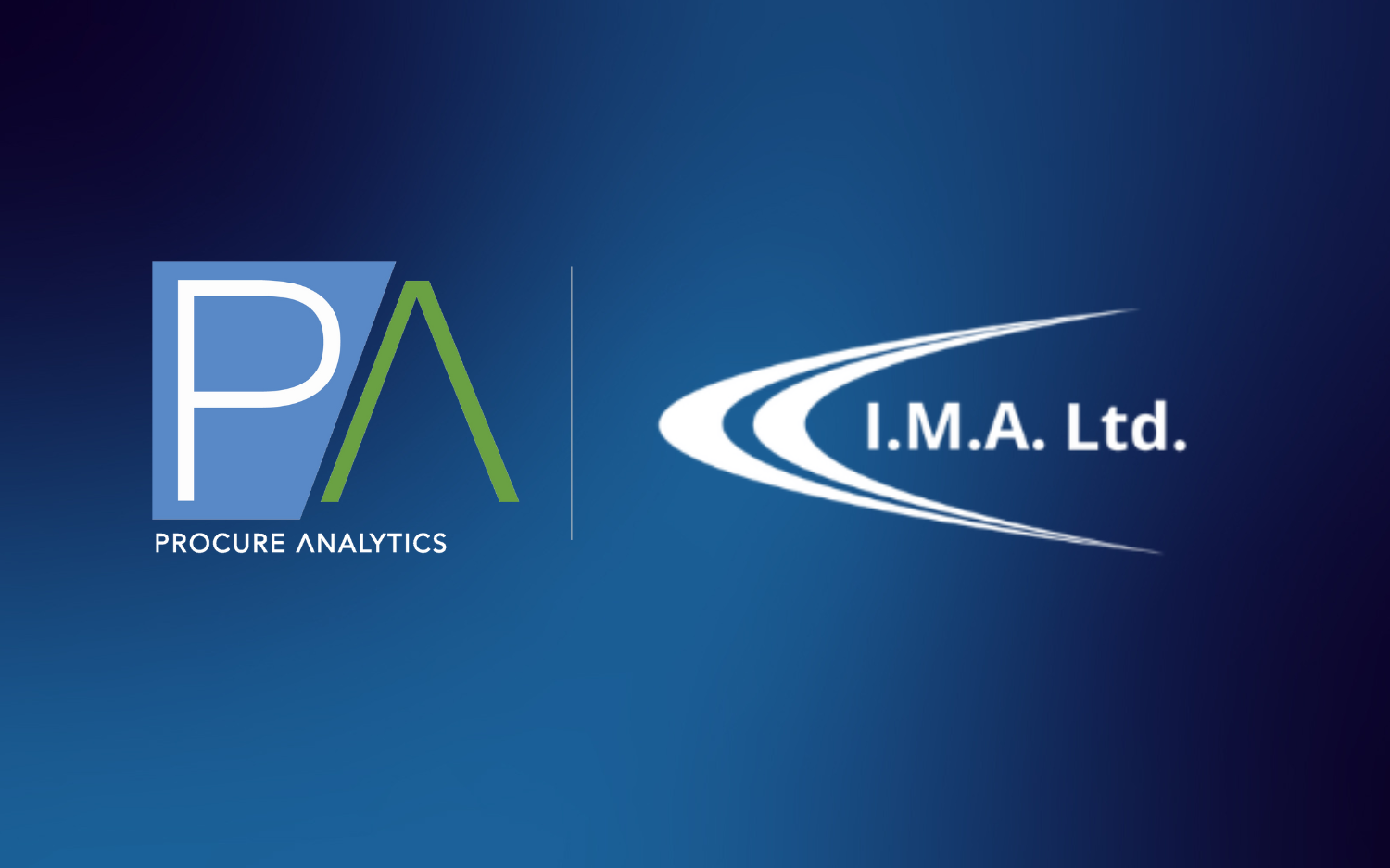 Procure Analytics and I.M.A. Ltd. logos.