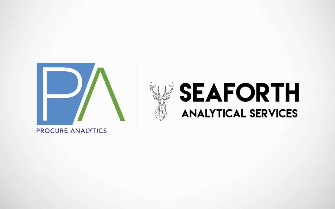 Procure Analytics and Seaforth Analytical Services logos.